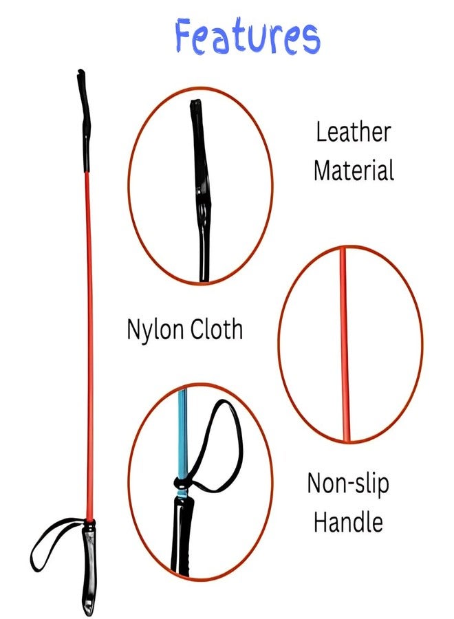 PET FUN عصا تدريب الحيوانات الأليفة من بيت فن، عصا خفيفة الوزن بطول 30 بوصة لإدارة سلوك الكلاب، مقبض مانع للانزلاق لراحة اليد، متينة وآمنة للتدريب التفاعلي (عبوة من قطعة واحدة) - Image 3